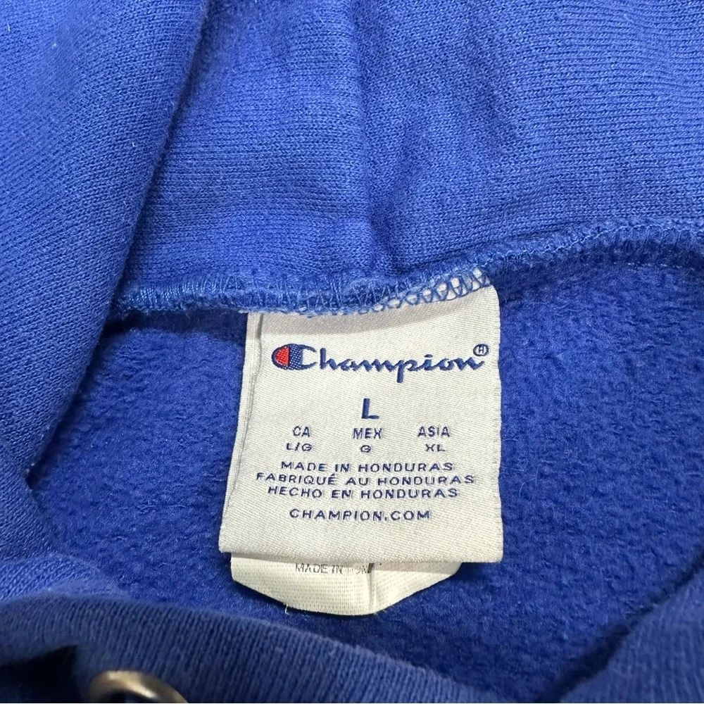 Champion University of Kentucky‎ blue sweat shirt hoodie with front logo size L